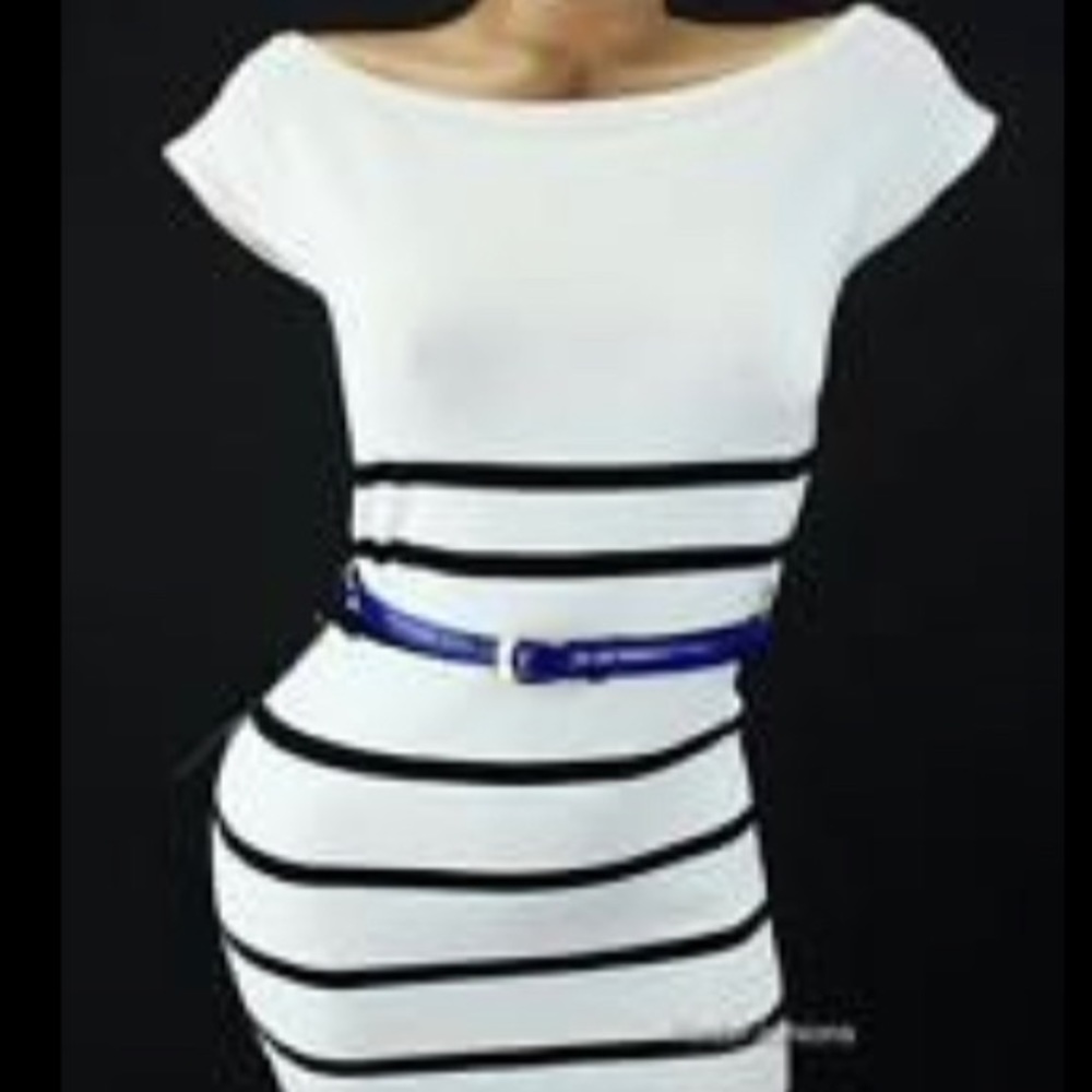 Knit striped dress, NWT